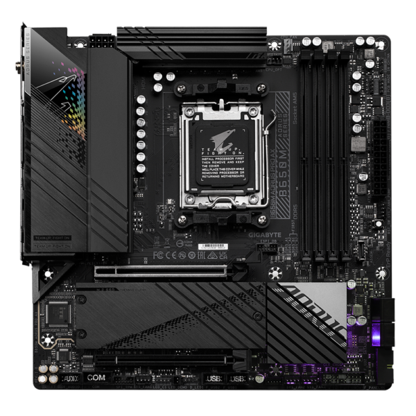 GIGABYTE B650M AORUS PRO AX AM5 MICRO ATX MOTHERBOARD - Image 2