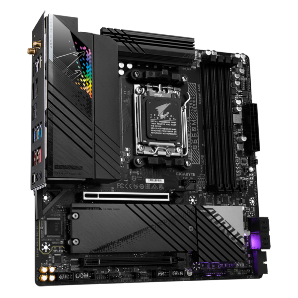 GIGABYTE B650M AORUS PRO AX AM5 MICRO ATX MOTHERBOARD - Image 4