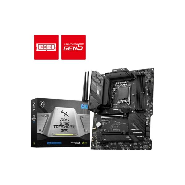 MSI MAG B760 TOMAHAWK WIFI LGA1700 ATX MOTHERBOARD (MAG-B760-TOMAHAWK-WIFI)