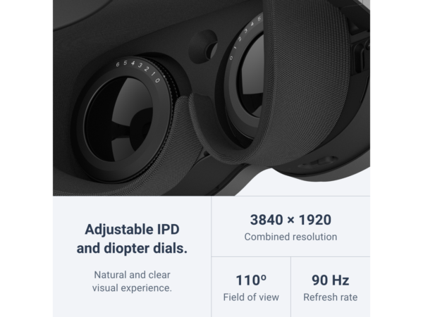HTC VIVE XR Elite Virtual Reality System, Convertible, All-in-one XR and PC-VR Gaming System - Image 4
