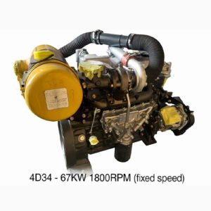 MITSUBISHI MARINE ENGINE - 4D34 - 67KW 1800RPM